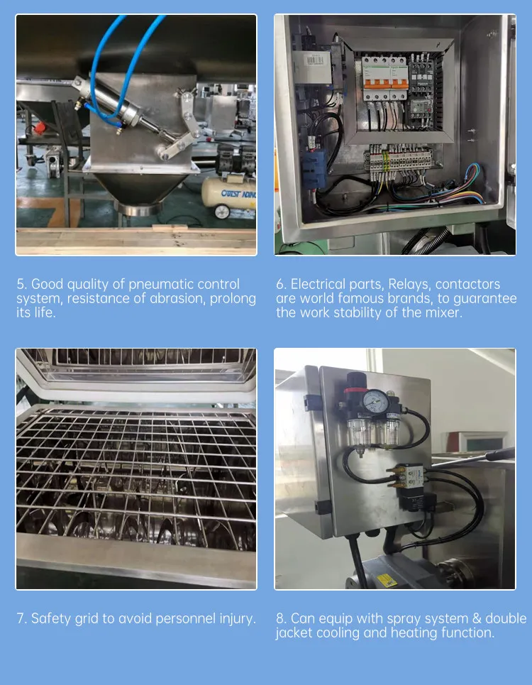 2021 Custom-Made Double Ribbon Mixer Manufacturer with Powder Mixing