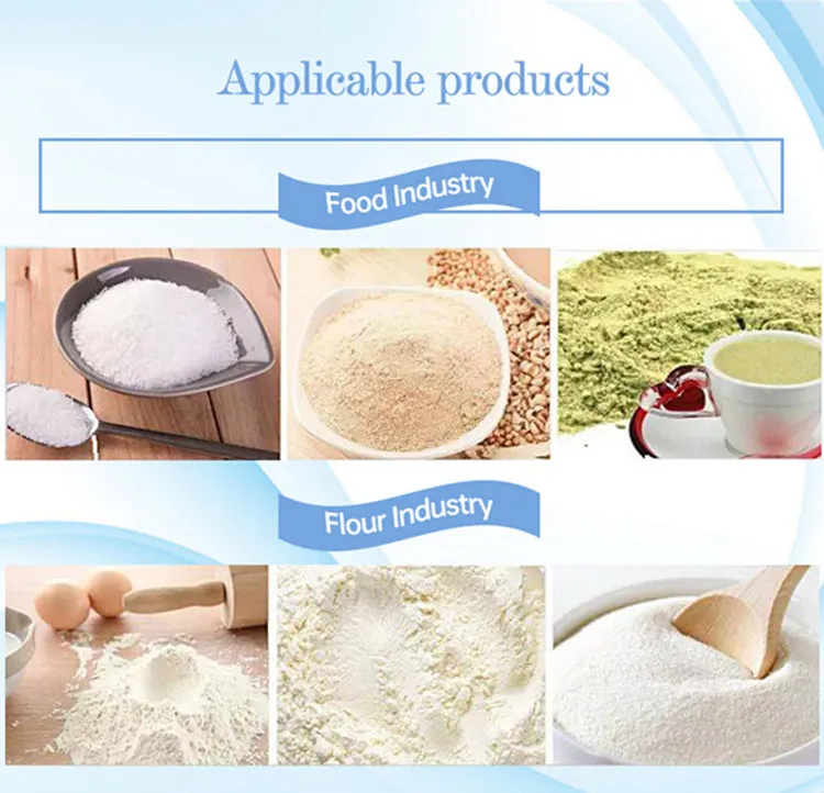 Big Size Horizontal Dry Powder Blender Machine for Food Mixing