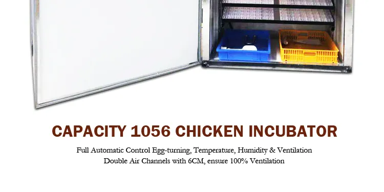 CE Approved Automatic Used Chicken Egg Incubator Hatcher Machine