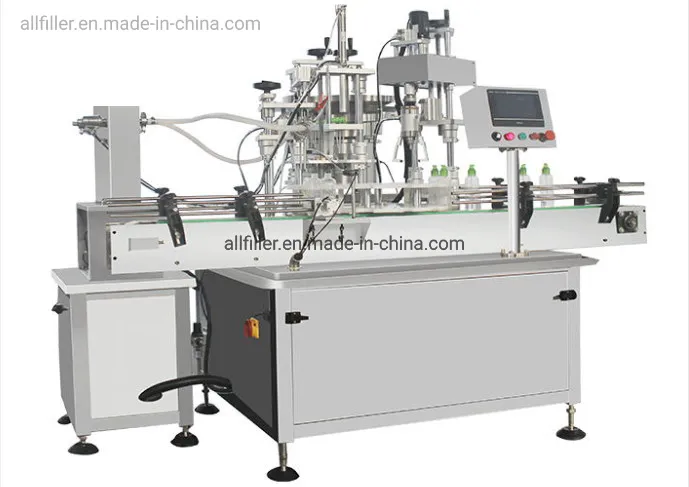 CE Auto Protein Milk Soap Salt Coffee Powder Packing Capping Labeling Screw Powder Filling Ribbon Mixing Machine