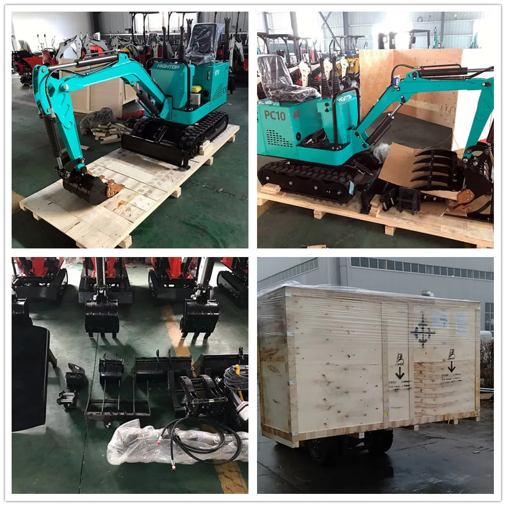 Ce EPA Approved Earthmoving Machinery Hydraulic Mini Excavator 1 Ton Crawler Excavator for Sale