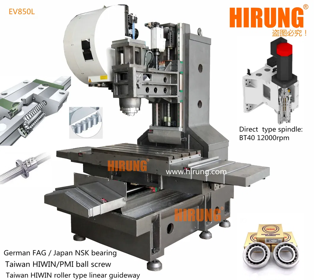 CNC Milling Machine Prototype, CNC Milling Machine Atc, CNC Milling Machine Fanuc, CNC Milling Machine Center X 1100mm Vmc 1165