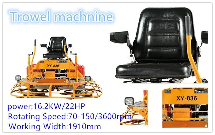 Concrete Ride on Power Trowel Machine for Sale