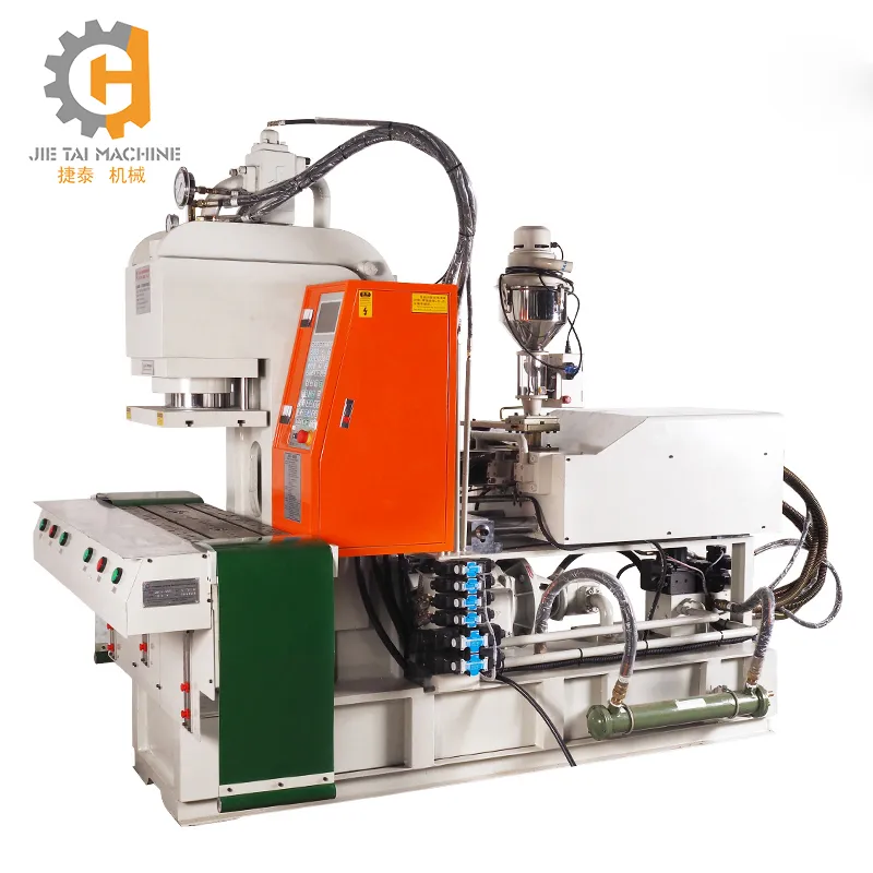 Double Sliders Vertical Plastic Injection Molding Machine