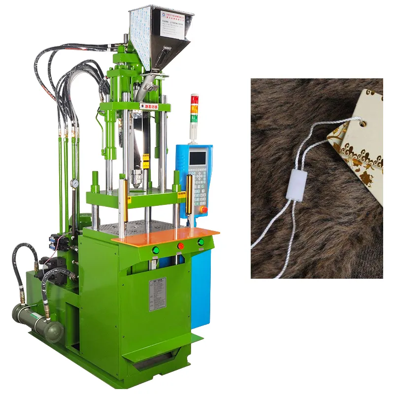 Fully Automatic Clothing String Seal Hang Tags Injection Molding Machines