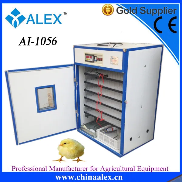 Fully Automatic Home Uesd 1056 Egg Incubator for Farm Poultry