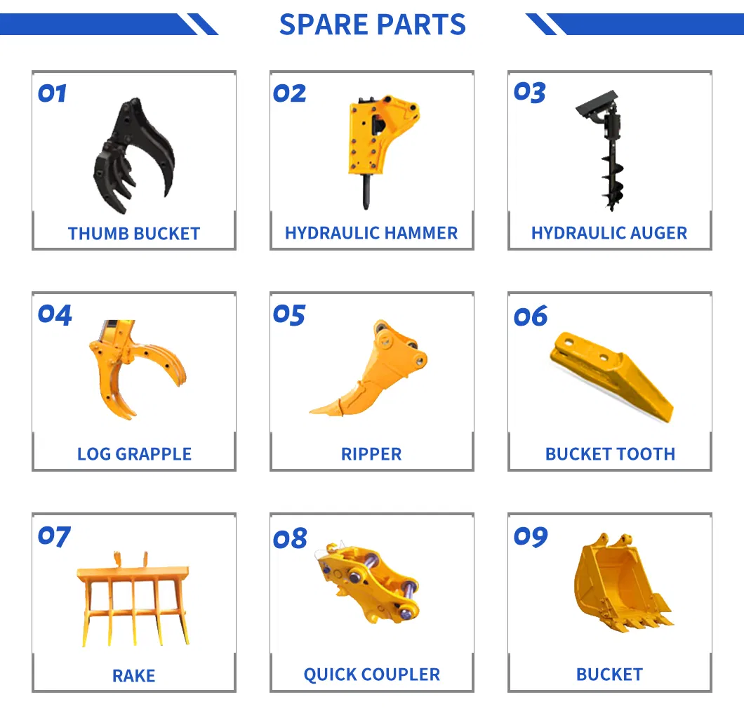 High Quality Mini 1.8 Tone Excavator Factory Price