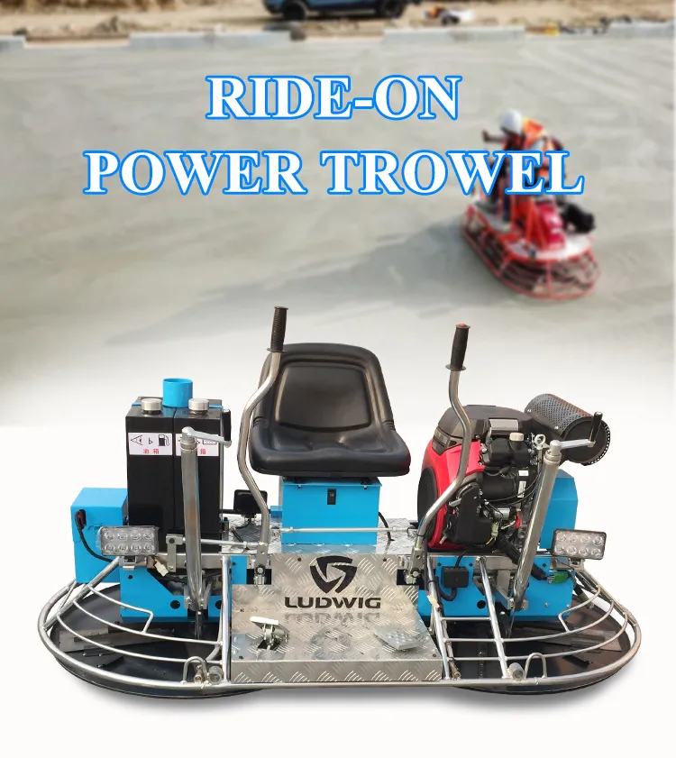 Ride on Trowels Powered by 22HP