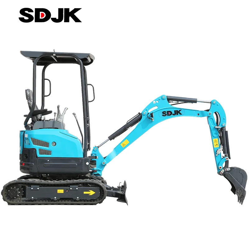 Sdjk 2ton Excavator with Swing Boom and Telescopic Lower Frame