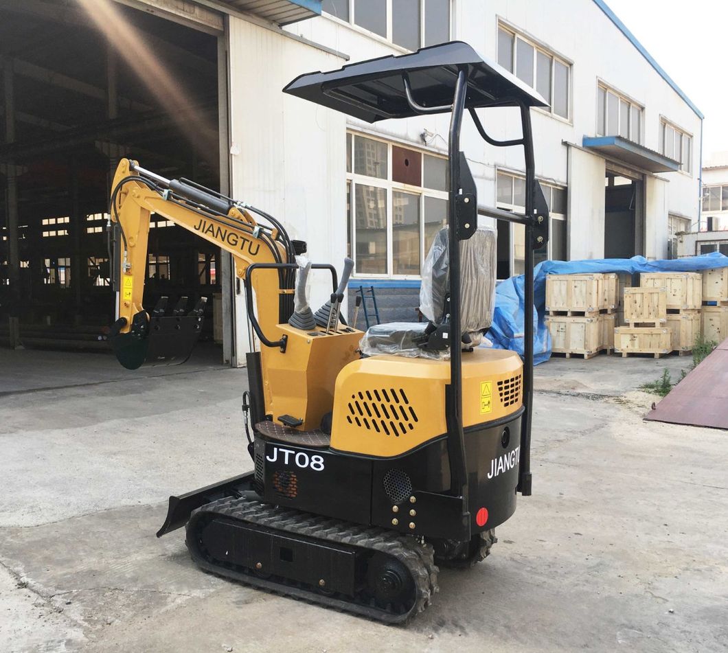 Small Stone Mud Cabin Hydraulic Excavator Soil Digger Machine