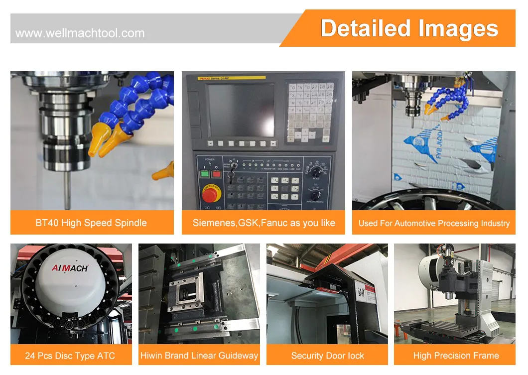 VMC1165 1100/650/665mm CNC milling machine center for sale for metal work